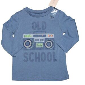First Impressions Infant/Toddler Long Sleeve T-shirt-Blue-size 18 Months-NWT